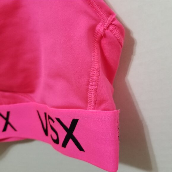 Victoria's Secret bra Small VSX The Player racerback workout gym sports neon - Picture 4 of 10